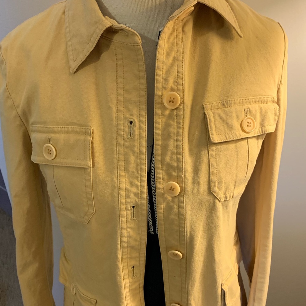 Theory Bergdorf Goodman Khaki Jacket - size S